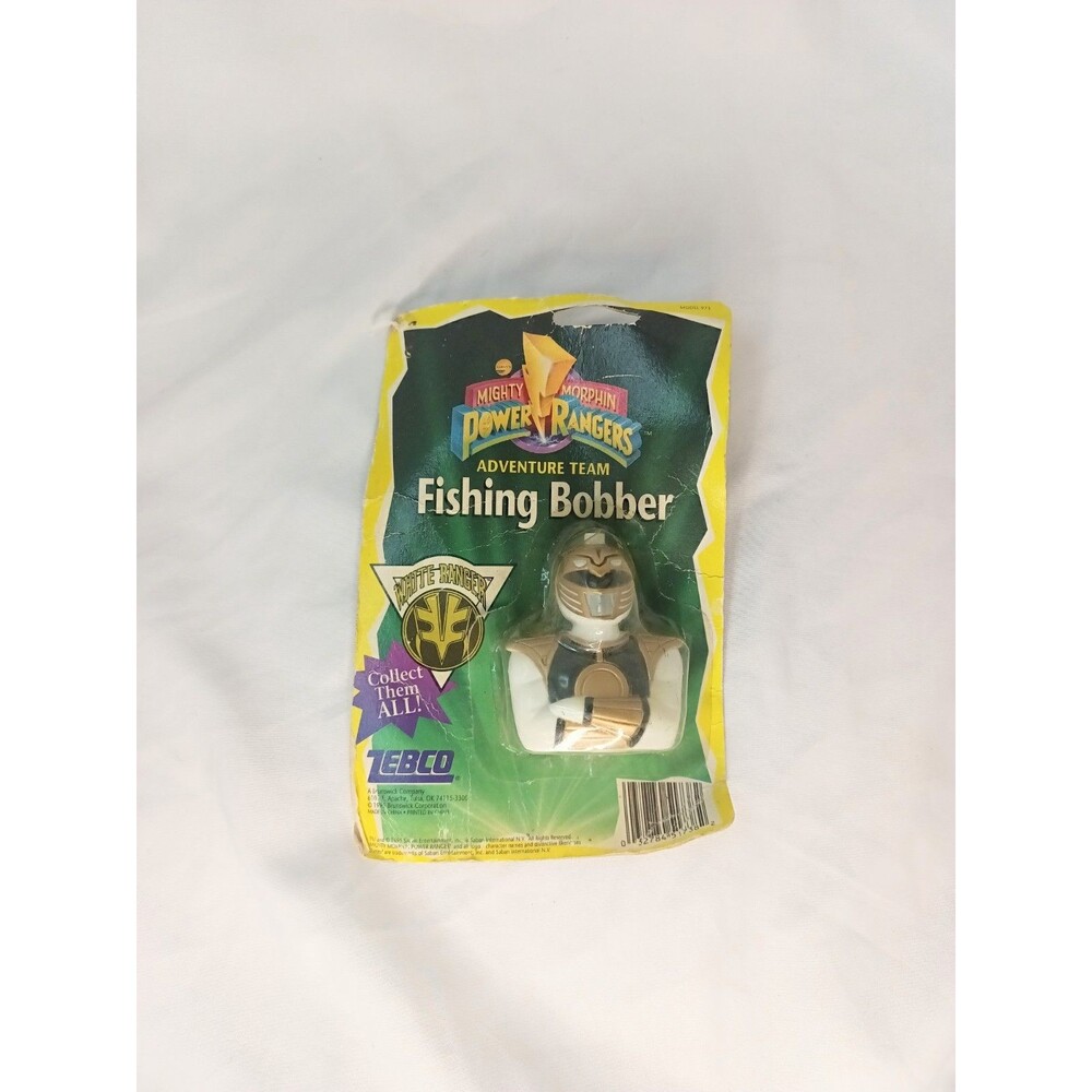 Vintage White Power Ranger Zebco Fishing Bobber
